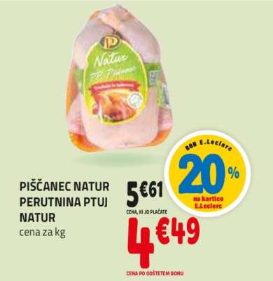 PIŠČANEC NATUR PERUTNINA PTUJ NATUR