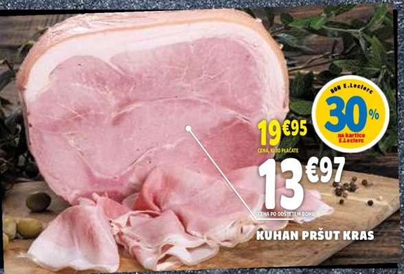 Kuhan pršut Kras