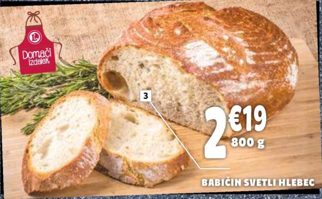 BABIČIN SVETLI HLEBEC