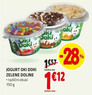 JOGURT OKI DOKI ZELENE DOLINE