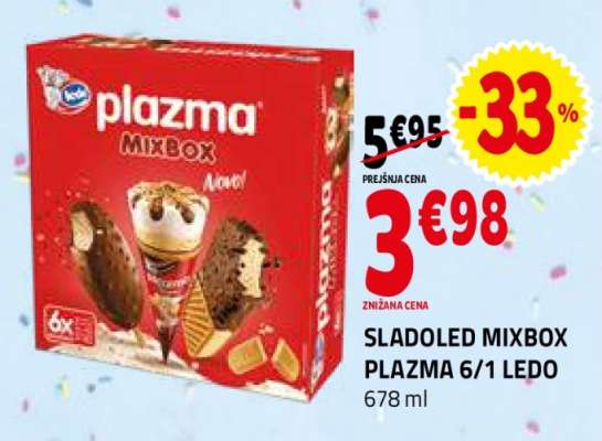 SLADOLED MIXBOX PLAZMA 6/1 LEDO