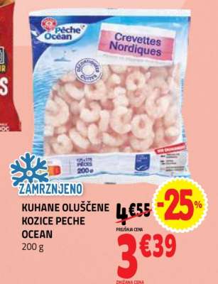 KUHANE OLUŠČENE KOZICE PECHE OCEAN