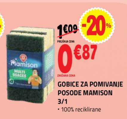 GOBICE ZA POMIVANJE POSODE MAMISON