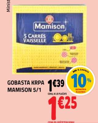 GOBASTA KRPA MAMISON 5/1
