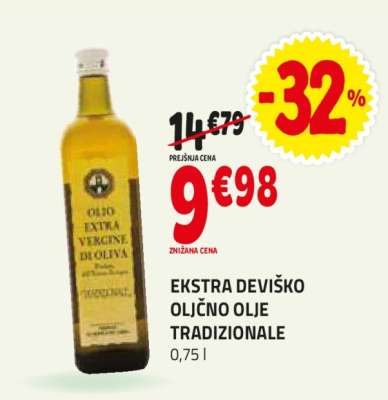 EKSTRA DEVIŠKO OLJČNO OLJE TRADIZIONALE
