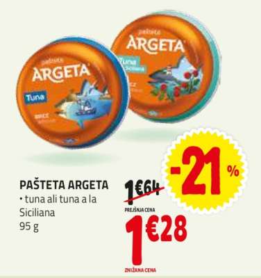 PAŠTETA ARGETA