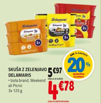 SKUŠA Z ZELENJAVO DELAMARIS