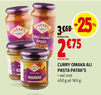 CURRY OMAKA ALI PASTA PATAK'S