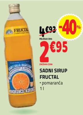 SADNI SIRUP FRUCTAL