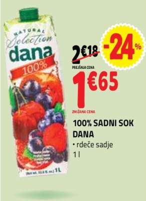 100 % SADNI SOK DANA
