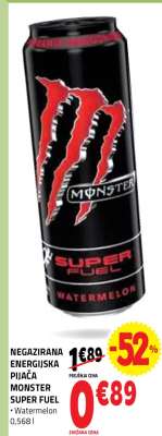 NEGAZIRANA ENERGIJSKA PIJAČA MONSTER SUPER FUEL