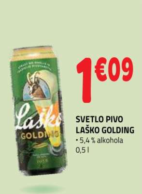 SVETLO PIVO LAŠKO GOLDING