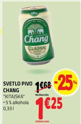 SVETLO PIVO CHANG