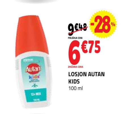 LOSJON AUTAN KIDS