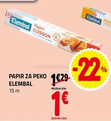 PAPIR ZA PEKO ELEMBAL