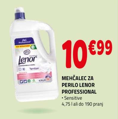 MEHČALEC ZA PERILO LENOR PROFESSIONAL