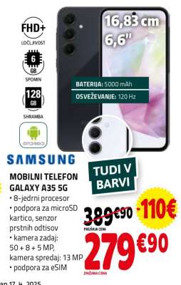 Mobilni telefon Galaxy A35 5G