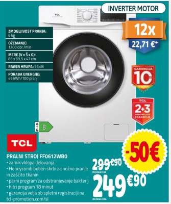 PRALNI STROJ FF0612WB0