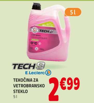TEKOČINA ZA VETROBRANSKO STEKLO
