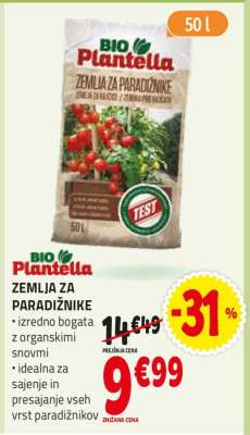 BIO Plantella ZEMLJA ZA PARADIŽNIKE