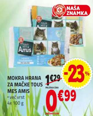 Mokra hrana za mačke Tous Mes Amis