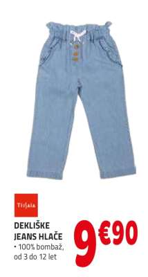 Dekliške jeans hlače