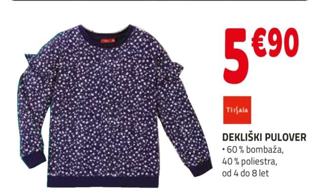 Dekliški pulover