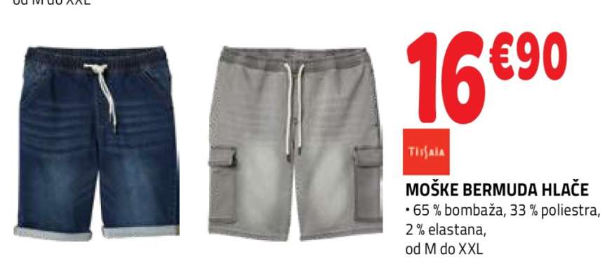 MOŠKE BERMUDA HLAČE