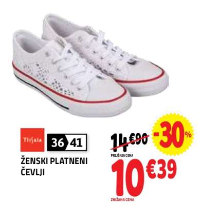 ŽENSKI PLATNENI ČEVLJI