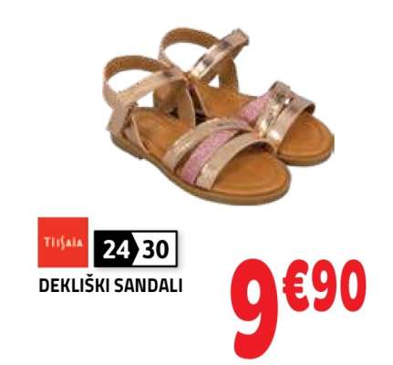 DEKLIŠKI SANDALI