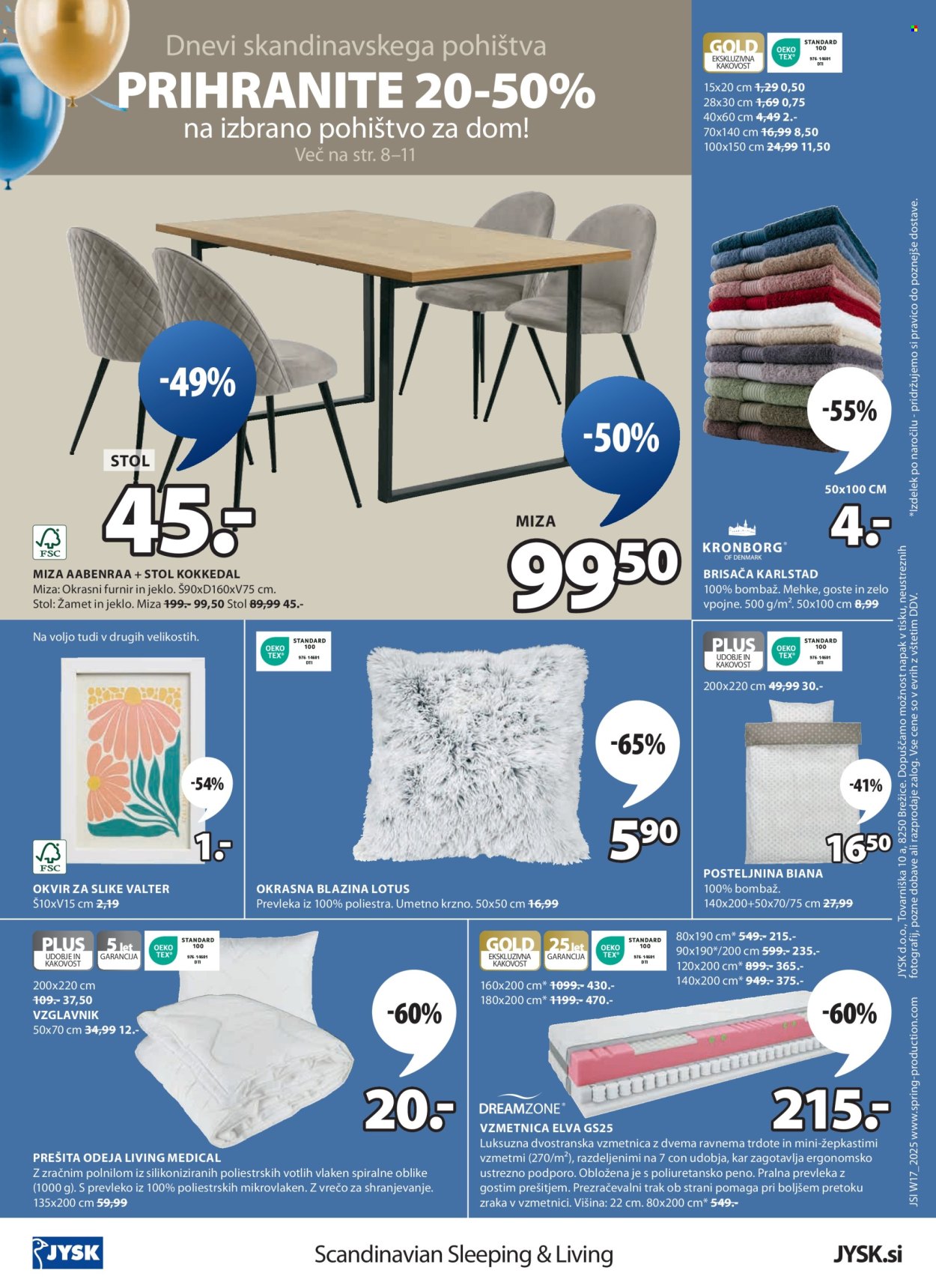 JYSK katalog - 23.4.2025 - 18.5.2025. Stran 1
