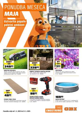OBI katalog - 1.5.2025 - 31.5.2025.