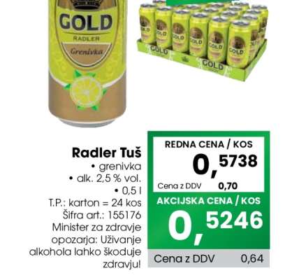 RADLER TUŠ