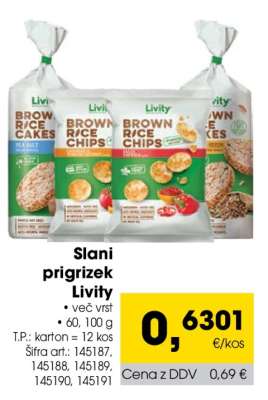 Slani prigrizek Livity