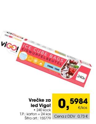 Vrečke za led VIGO