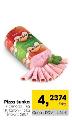 PIZZA ŠUNKA