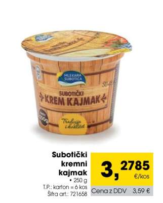 Subotički kremni kajmak
