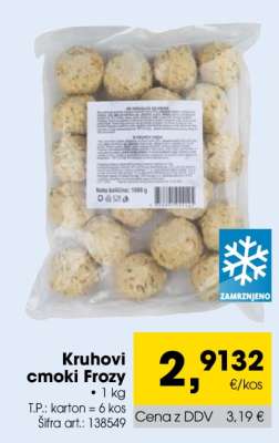 Kruhovi cmoki Frozy