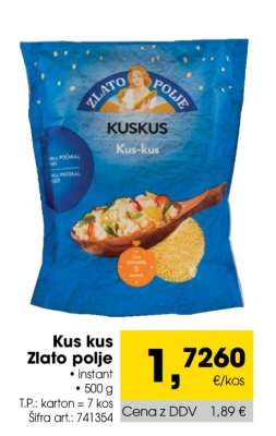 Kus Kus Zlato polje