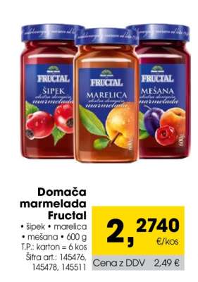 Domača Marmelada Fructal