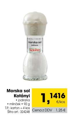Morska sol Kotányi