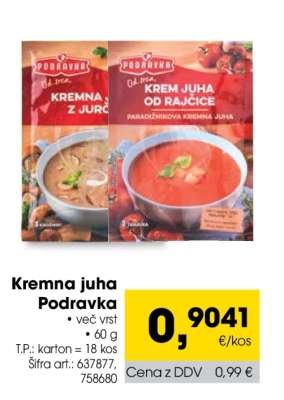 Kremna juha Podravka