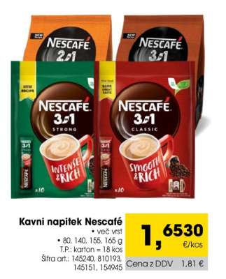 KAVNI NAPITEK NESCAFE