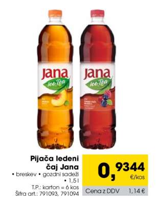 Pijača Ledeni Čaj Jana