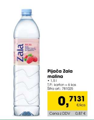 Pijača Zala malina