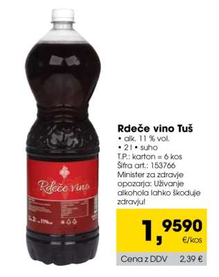 Rdeče Vino Tuš