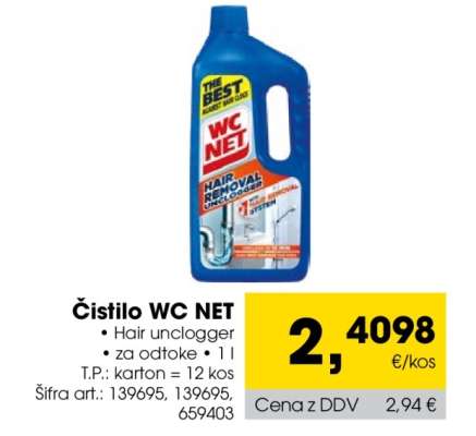 ČISTILO WC NET