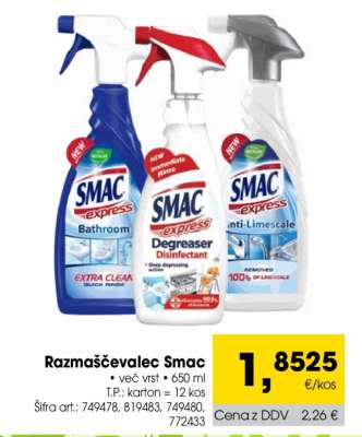 RAZMAŠČEVALEC SMAC