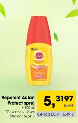 Repelent Autan Protect sprej