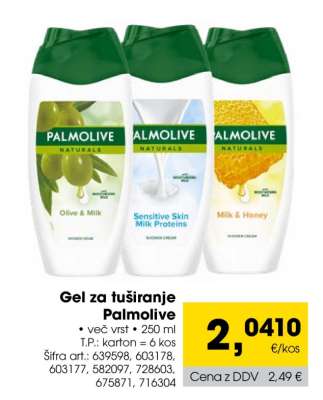 Gel za tuširanje Palmolive